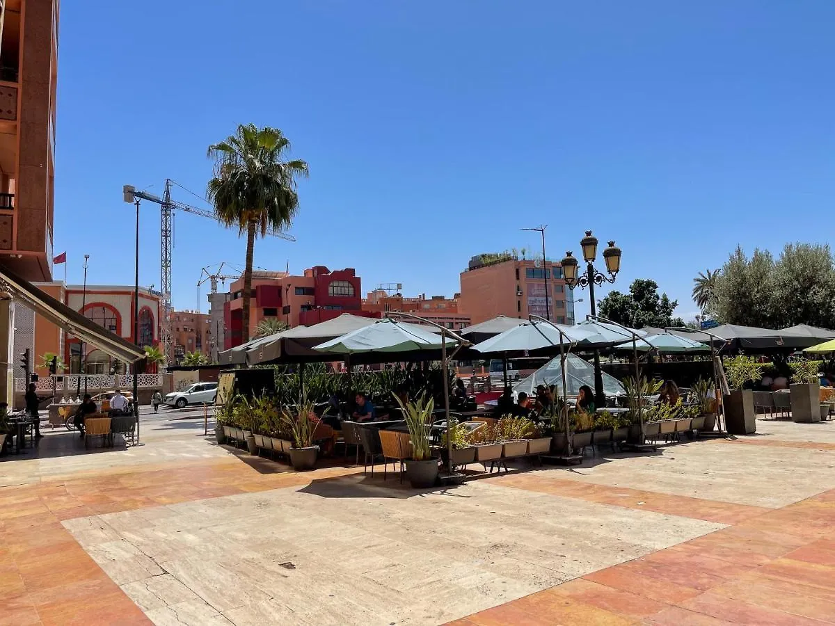 Appartement Chic Gueliz Plaza Avec Vue Marrakesh