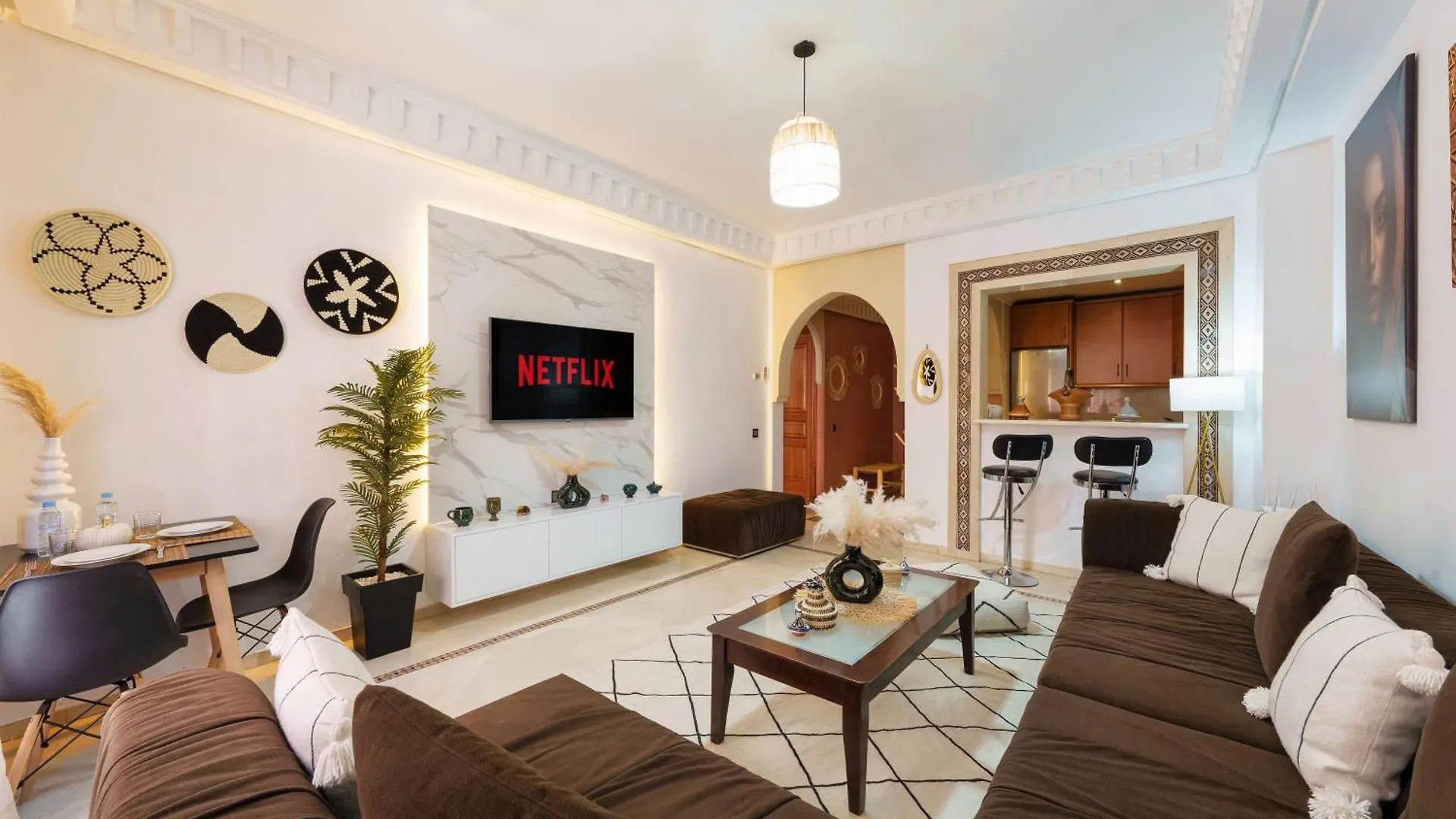 Appartement Chic Gueliz Plaza Avec Vue Marrakesh